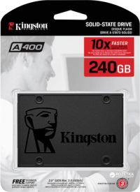 KINGSTON 240GB SSDNow A400 SSD (SA400S37/240G) HARDDİSK - 1